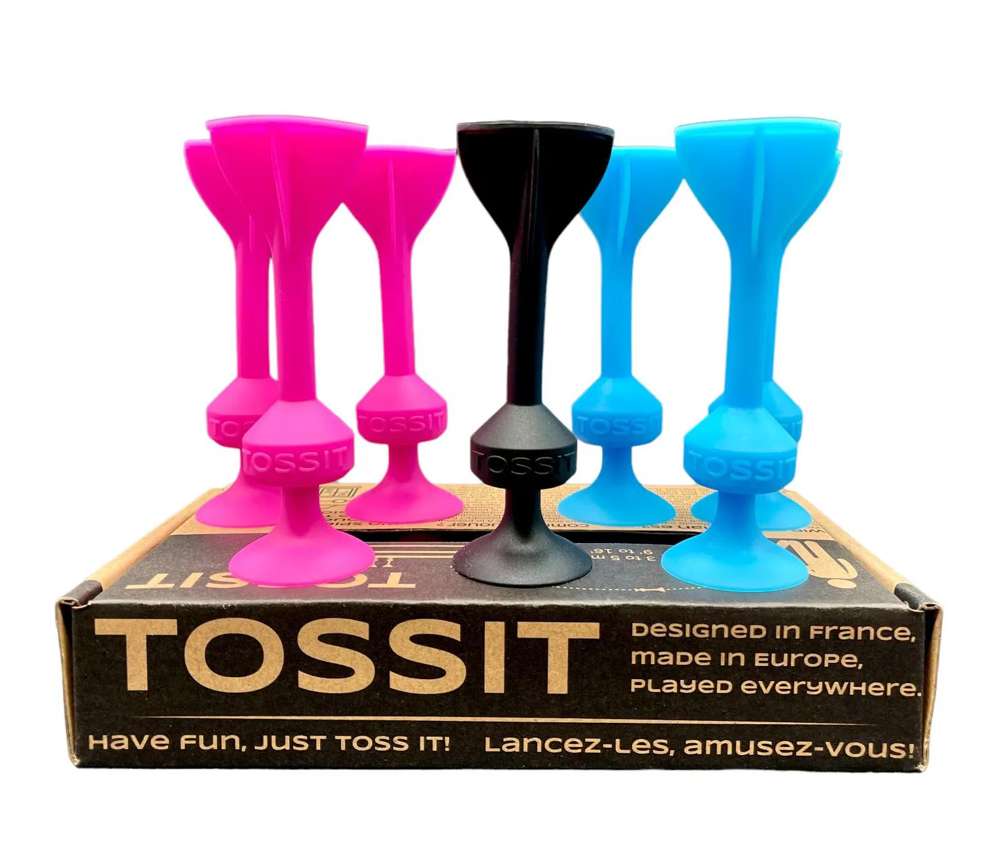 [49866] Saugnapf-Darts Tossit - Set für 2 Personen (pink, hellblau)