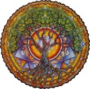 Holzpuzzle Mandala - Baum des Lebens - 200 Teile
