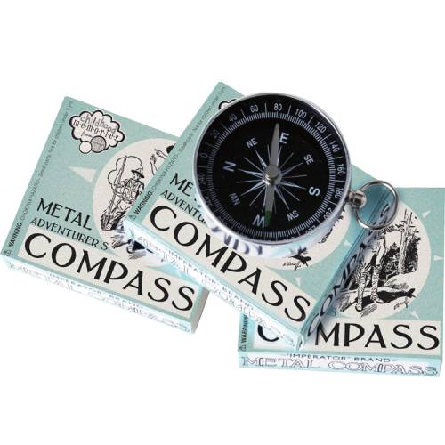 kleiner Kompass aus Metall