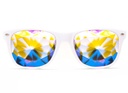 Kaleidoskop Brille - Ultimate Weiss - Rainbow - GloFX
