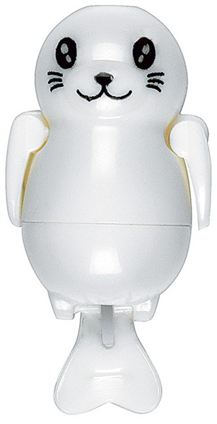 Flaschentaucher Pinguin oder Robbe