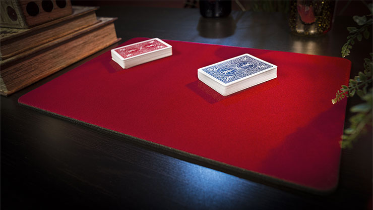 [42502] Professionelles Close Up Pad - Rot - Tischmatte für Zaubertricks