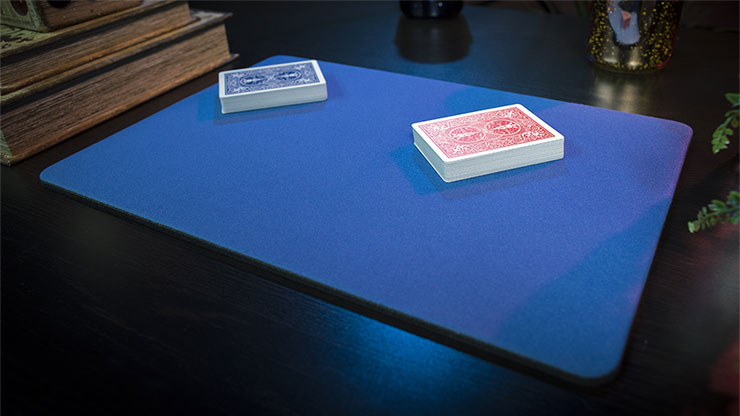 [42503] Professionelles Close Up Pad - Blau - Tischmatte für Zaubertricks