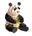 3D Papiermodell - Panda
