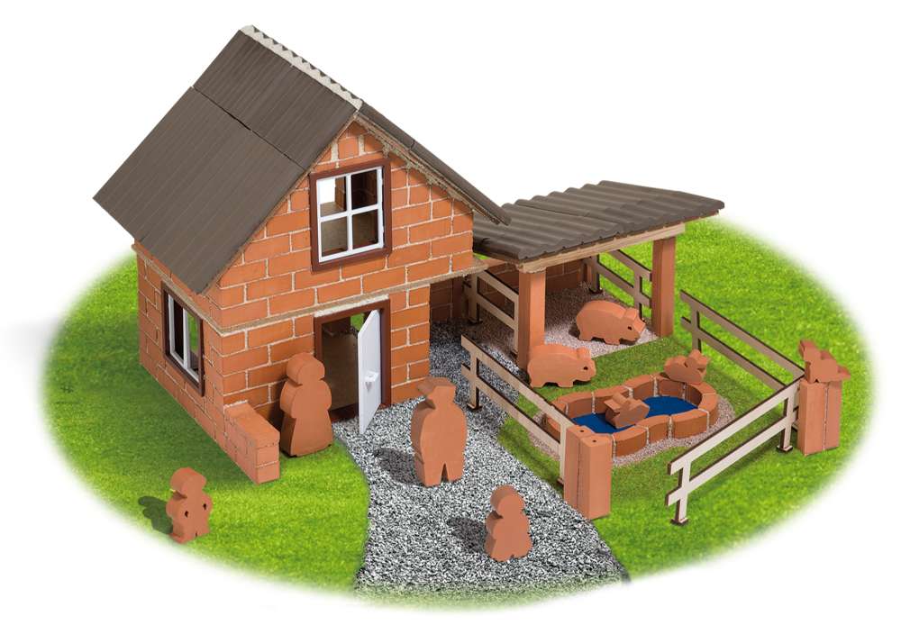 Teifoc Steinbaukasten - Bauernhof (tei4920)