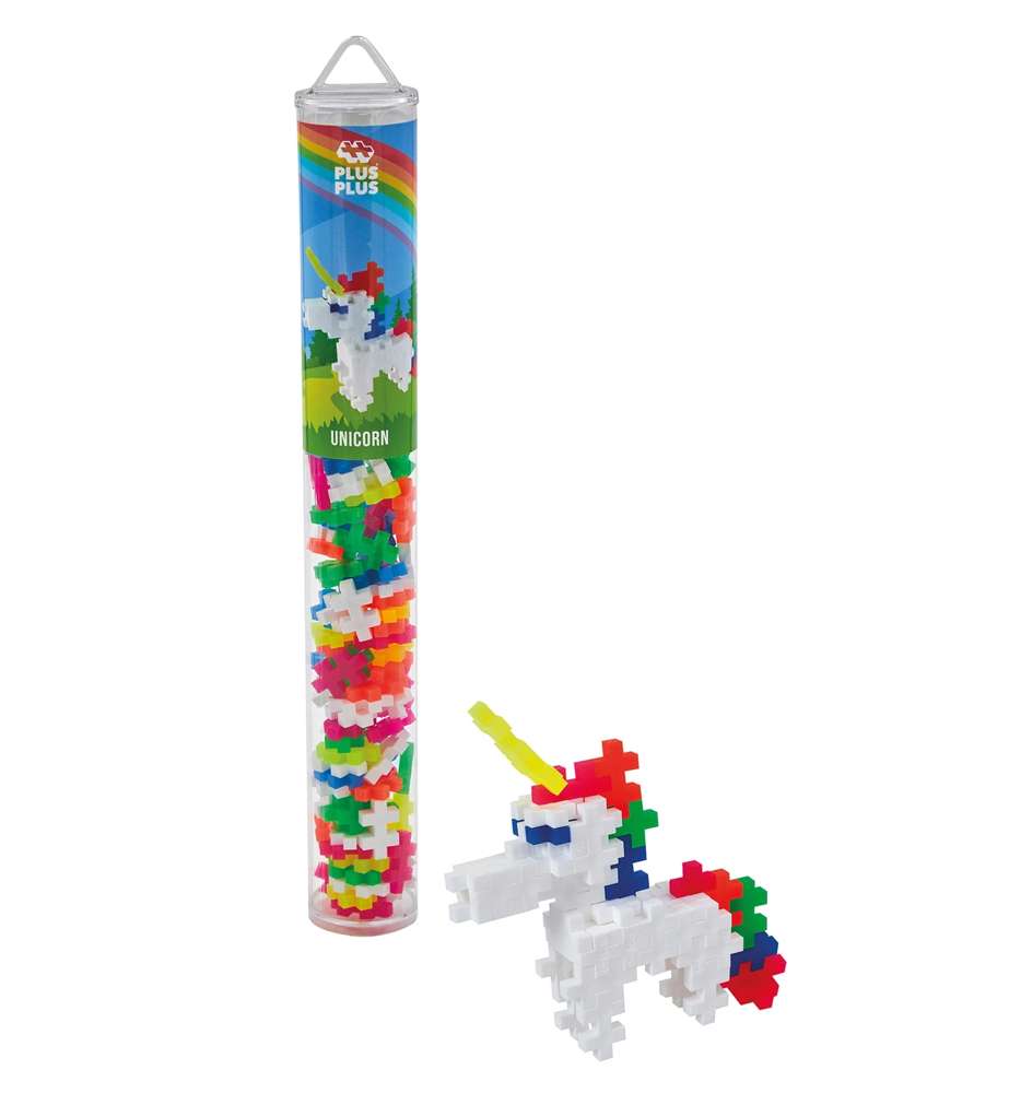 [49726] Plus Plus Tube - 100 Bausteine - Einhorn