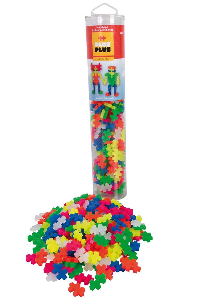 [49738] Plus Plus Tube - 240 Bausteine - Neon