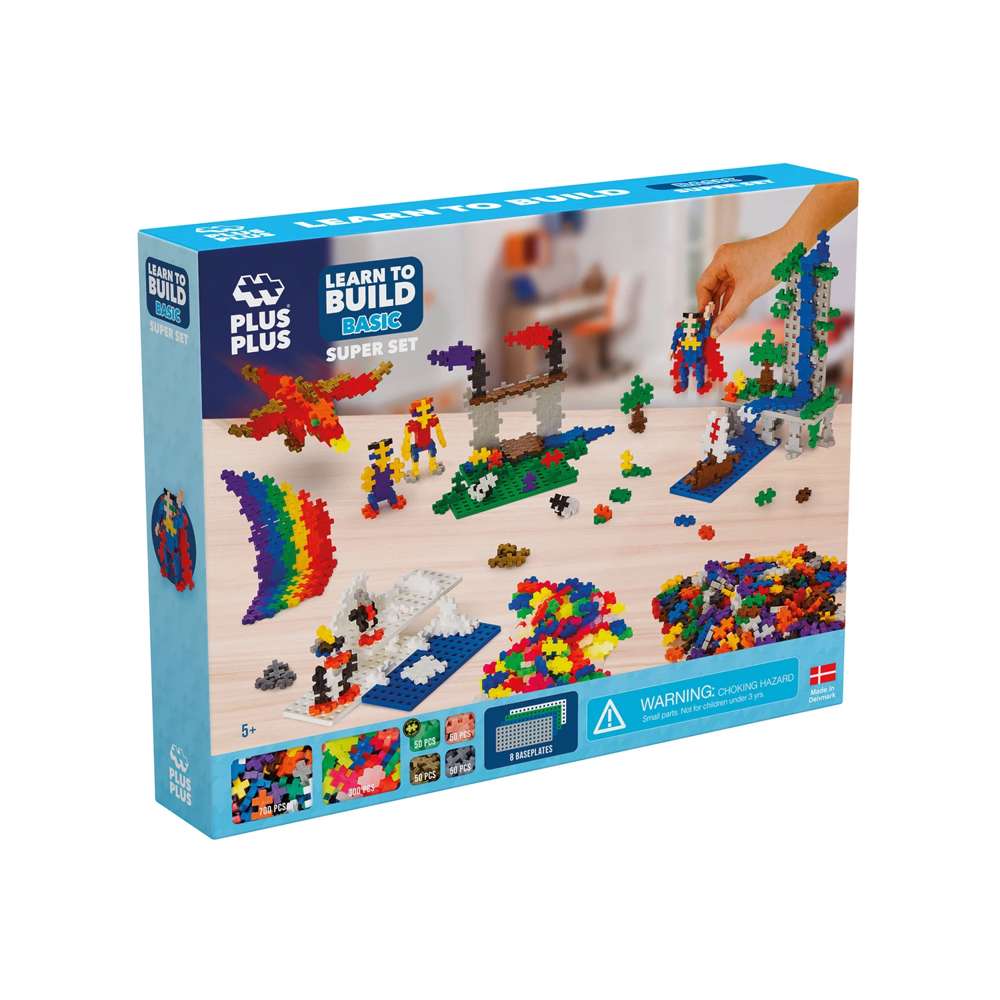 [49819] Plus Plus 1200 Kreativ - Bausteine Basic Super Set