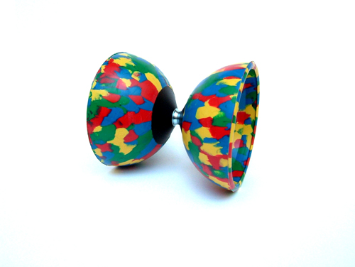[20286] Diabolo Harlekin mittel - vierfarbig