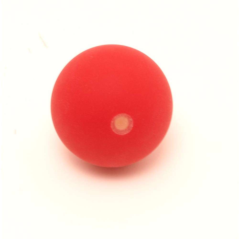 Bubbleball der Jonglierball aus Kunststoff - rot peach