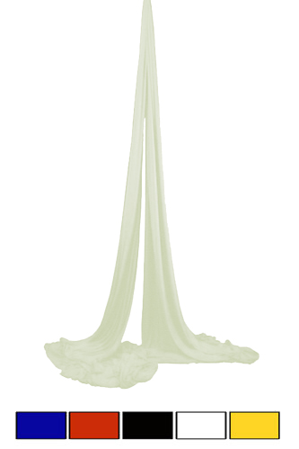 Vertikal Tuch, 16 m, weiss