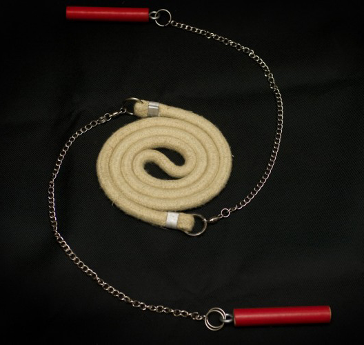 [31847] Feuer Springseil von Gora mit Gliederkette