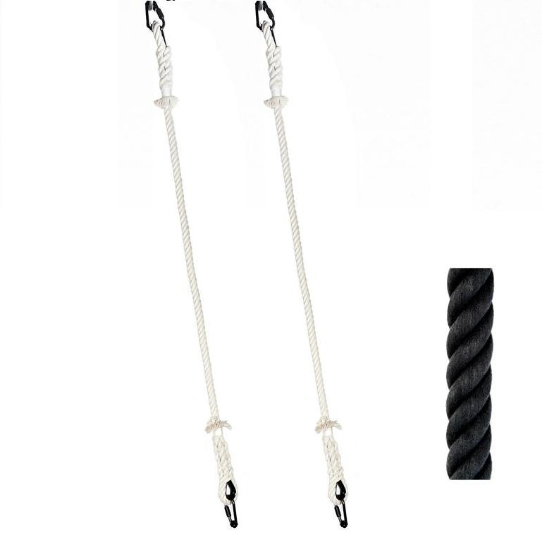 Seile für Artistik Ring - paar 150cm - schwarz