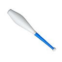 Pirouette Grip Jonglierkeule - weiss / blau