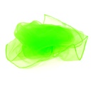 Set mit 12 neongrünen Jonglier-Tüchern 60x60cm