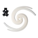 Flowbonacci Dragon Staff Original Package - Salt & Pepper - ohne Staff