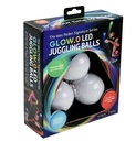 LED-Jonglier-Ball Set à 3 Stück - aufladbar