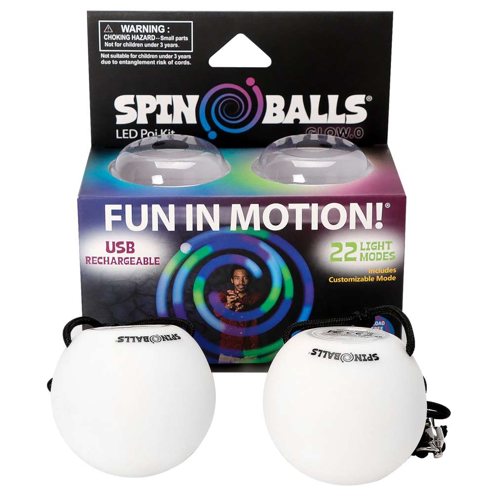 [48363] Spinballs LED Glow Poi - Paar