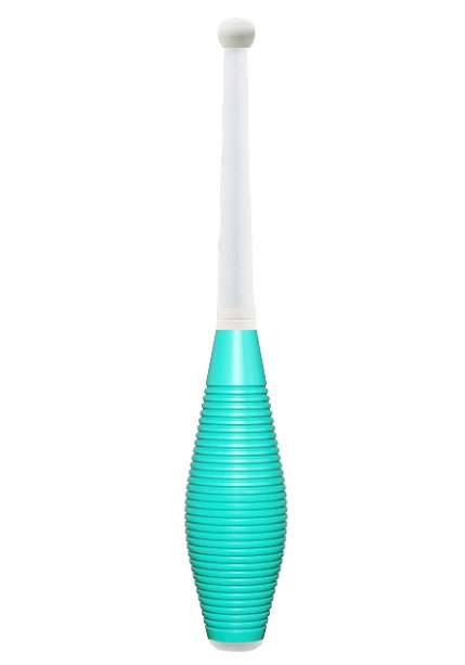 Pirouette Grip Jonglierkeule - türkis - weiss