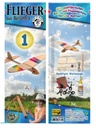 Flieger aus Balsaholz Modell 1 - Mit Gummischleuder