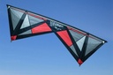 Revolution Kite Reflex RX Rot, 4 Leinen Profi-Lenkdrachen (Kite only)