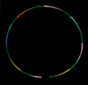 LED Hula Hoop Aurora 95cm -  mit 84 superhellen LEDs