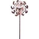 Metall Windspiel Copper Dolphins Duett mit Solar LED