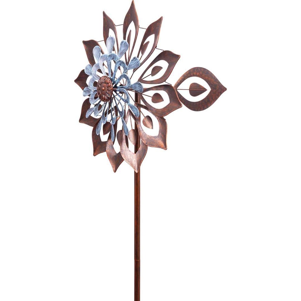 [48770] Metall Windspiel Copper Kaleidoscope Giant Duett