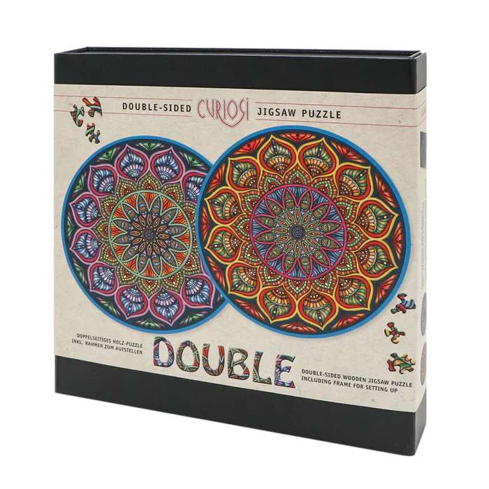 Double Puzzle - Flame - doppelseitiges Holz-Puzzle - 154 Teile