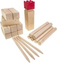 skandinavisches KUBB - mit rotem König