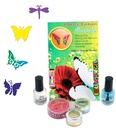 Eulenspiegel Glitzer Tattoo-Set - Butterfly